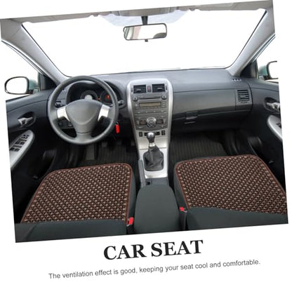 ULTECHNOVO Breathable Nonslip Car Seat Cushion Optimal Airflow Summer Ventilated Automotive Bead Pad for Comfortable Driving Compatible Vehicles
