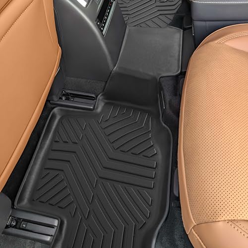 KARPAL Floor Mats for 2026 2025 2024 Mazda CX90 & CX90 PHEV (Only fit 6&7 Seats, Not for 8), All Weather TPE Custom Fit Floor Liners Car Mats Accessories, 1st & 2nd & 3rd Row - style: 2024-2026 | For Mazda CX90 | 1st & 2nd & 3rd Row