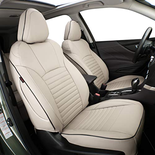 EKR Custom Fit CX5 Car Seat Covers for Select Mazda CX-5 Touring,Grand Touring 2013 2014 2015 2016 - Leatherette (Beige) - color: Leather (Beige), size: 2013-2016 CX-5 Touring