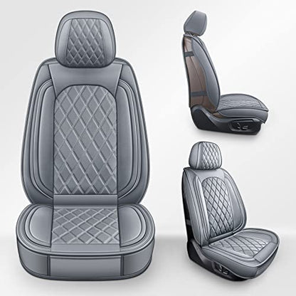 MIROZO Ram Seat Covers Full Set Grey,Waterproof Car Seat Cover Fits for 2009-2026 Ram 1500/2500/3500 Crew Quad Regular Cab,Heavy Duty Protection Truck Seat Covers with Split Flat Bench 40/60,Gray - color: Gray, size: Full Set（Flat Back)