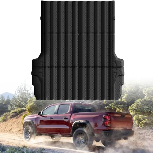 Truck Bed Mat Bed Liner Fit for Chevy Colorado/GMC Canyon 2023 2024 2025 2026 5FT Accessories, Not Fit Drop-in Liner - style: 3)2023-2026 |Colorado/Canyon Bed Mat (5FT)
