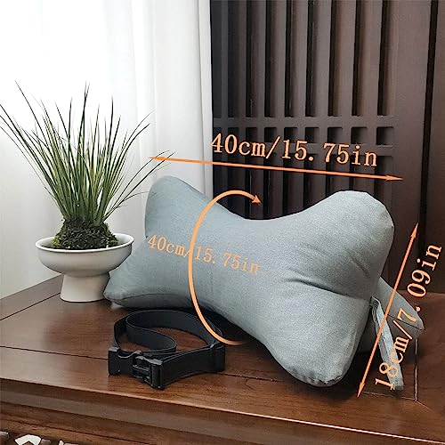 Neck & Cervical Pillows Dog Bone Shaped Travel Neck Pillows With Washable Removable Cover Have Loops On Either End For Car Bus Truck Driving Comfort Head Rest Support Neck Chiropractic Pillow (Color | Washable Removable Cover, Loops On Either End, Car Bus