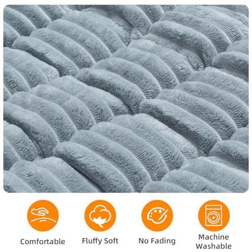 Dog Car Seat Cover for Back Seat, 54"x24.8" Non-Slip Pet Bed Mat, Washable Flannel Travel Mat for SUV & Trucks, Scratch & Spill Proof - color: Grey