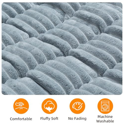 Dog Car Seat Cover for Back Seat, 54"x24.8" Non-Slip Pet Bed Mat, Washable Flannel Travel Mat for SUV & Trucks, Scratch & Spill Proof - color: Grey