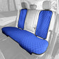 FH Group Car Seat Cover Cushion - Cars Trucks SUV, Faux Leather Car Seat Cushions, Waterproof Car Seat Cover Cushion, Universal Fit Car Seat protector Rear Set Blue