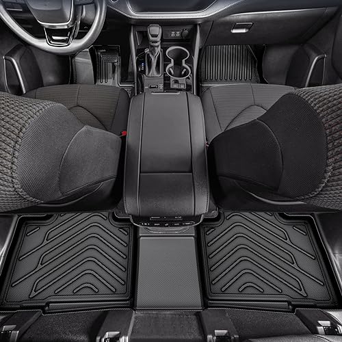 Floor Mats & Cargo Liner Fit for 2022-2025 Jeep Grand Cherokee (Include 4XE NOT for L or WK), Custom Fit TPE All Weather Floor Liners Cargo Mat, 1st 2nd Rows Mats Trunk Liner Full Set Accessories - style: 22-25 Jeep Grand Cherokee Full Mats Set