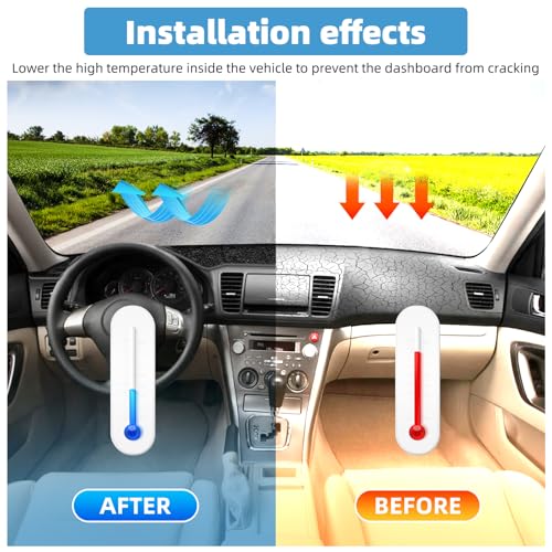 Dash Cover Mat for Subaru Legacy & Outback 2005 2006 2007 2008 2009 Non-Slip Dashboard Cover Mat Sunshade UV Rays Protector Interior Accessories - size: Compatible with Legacy 2005-2009