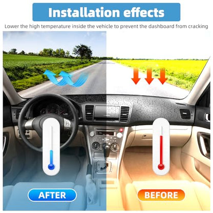 Dash Cover Mat for Subaru Legacy & Outback 2005 2006 2007 2008 2009 Non-Slip Dashboard Cover Mat Sunshade UV Rays Protector Interior Accessories - size: Compatible with Legacy 2005-2009