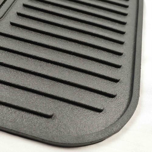 FANMATS NFL - Pittsburgh Steelers 2 Rear Seat Utility Mats | Black | 14"x17" | Circular Steelers Primary Logo