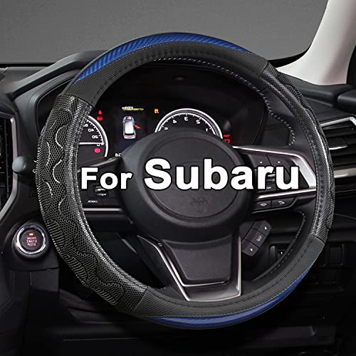GIANT PANDA Steering Wheel Cover for Subaru Forester, Car Steering Wheel Cover for Subaru Outback and Crosstrek - Blue - color: Blue