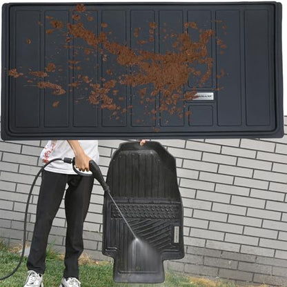 Trunk Mat for 2025 2026 KIA K4 Sedan TPE All Weather Protection Car Cargo Liners Accessories-Black (Not fit Hatchback) - size: 2025|Kia K4|Trunk Mat