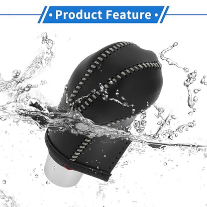 1 Set Gear Shift Knob Cover for Infiniti FX35 2009-2012 Anti-Slip Faux Leather Black Beige Stick Shifting Handle Protector