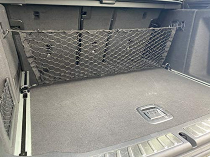 Envelope Style Automotive Elastic Trunk Mesh Cargo Net for BMW X3 Accessories 2017-2025 - Premium Trunk Organizers and Storage - Luggage Net for Crossover - Best Car Organizer for BMW X3