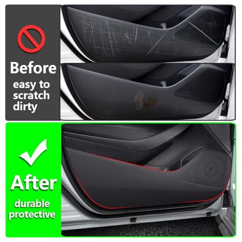 Car Door Anti Kick Pad for Toyota Corolla Accessories 2020 2021 2022 2023 2024 2025 2026 Protector Mat Dirty Collision Stickers Inner Decorative