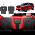 Backrest Mats for Acura MDX 2022-2026, All Weather TPE Black Second Row Seat Back Cover Mat Replacement for Honda Pilot 2023-2026 - color: Second Row Backrest Mat