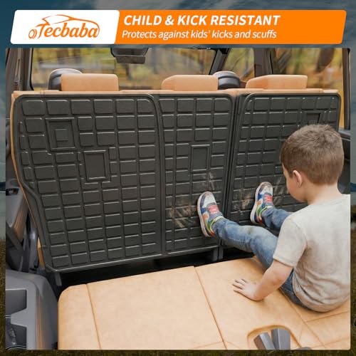 Cargo Liner Compatible with 2024-2026 Hyundai Santa Fe 6&7 Seater Kick Mats Trunk Mat TPE Back Seat Cover Protector 2025 Santa Fe Accessories (2nd Row Kick Mats+Trunk Mat with Backrest Mat) - color: 2nd Row Kick Mats+Trunk Mat with Backrest Mat