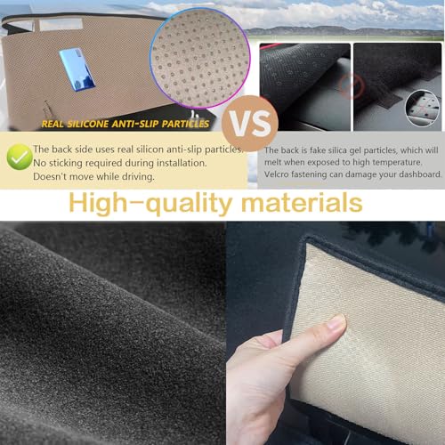 Dashboard Cover Suitable for Hyundai Sonata 2011 2012 2013 2014 Car Dashboard Cover Sun Visor Mat Non-Slip Polyester Dashboard Accessories - size: 2011-2014 for Hyundai Sonata