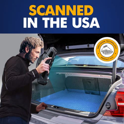 Premium Cargo Liner for Volvo S60 B5 Sedan 2019-2025- 100% Protection - Custom Fit Car Trunk Mat - All-Season Black Cargo Mat - 3D Shaped Laser Measured Trunk Liners for Volvo S60 T8