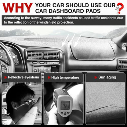 Autorder Dashboard Cover Mat for Chevy Chevrolet Camaro 1997 1998 1999 2000 2001 2002 Accessories Dash Cover Upgrade Velvet Dash Mat Sunshade Glare UV Rays Protector - size: 1997-2002 Camaro