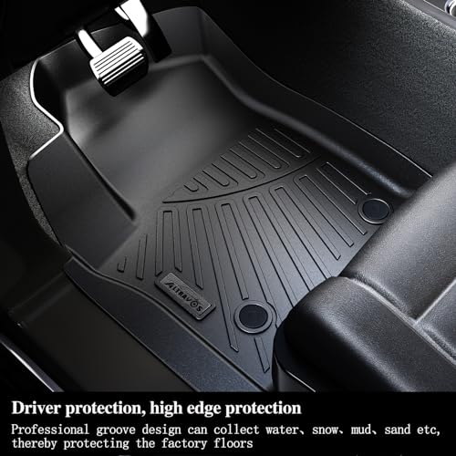 Floor Mats & Trunk Mat (Only Fit Sport Version) for 2016-2022 2023 Mazda CX-9 CX9 (7 Seats-2 Row Bench Seat),TPE All Weather Protection Floor Liners & Cargo Liners & Backrest Mat - size: 2016-2023 CX9 mats-7 Seats-Sport