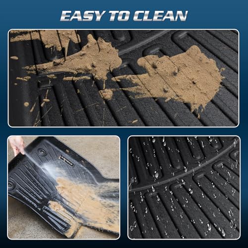 Compatible with Honda Odyssey 2005-2010 Floor Mats & Cargo Liner,All Weather Protection TPE, Anti-Slip Floor Liner Compatible with Honda Odyssey 2005 2006 2007 2008 2009 2010 Accessories - size: For Odyssey 2005-2010