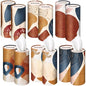 Outus 12 Pcs Boho Car Tissues Cylinder Holder with 3 Ply Facial Tissue Bulk Black White Round Tissue Holder Travel Tissues Boxes Container for Car Cup Wedding Birthday Party - style: Boho 2
