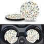 Car Cup Holder Coasters, 2 Pack – 2.75" Universal Auto Anti-Slip Insert Coaster, Rubber Car Coasters, Personalized Car Accessories for Women & Men (Wildflowers) - color: Wildflowers