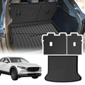 Cargo Liner Compatible with 2021-2025 Mazda CX-30 Trunk Mat Cargo Mat Back Seat Cover Protector(Backrest Mats+Trunk Mat) - size: FOR CX-30 2021-2025