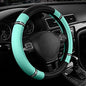 Road Comfort Leather Steering Wheel Cover – Premium Anti-Slip Car Steering Wheel Grip Cover – Universal Fit for 14.5”–15” Cars, Trucks & SUVs - Mint - color: Mint