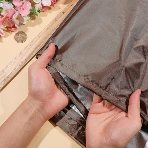 GLOBLELAND Beige Brown 2-Seater Outdoor Couch Cover 58Wx32.5Dx31H inch Waterproof Sofa Covers Oxford Patio Chair Loveseat Cover for Lawn Patio Courtyard Balcony Furniture