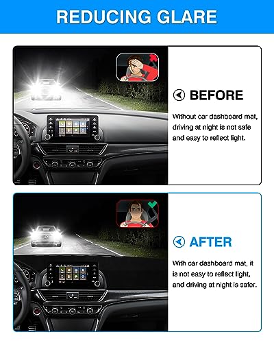 CARTIST Dashboard Cover Mat for 2018-2020 2021 2022 Honda Accord Accessories Dash Cover Flannel Dash Mat Sunshade Glare UV Rays Protector