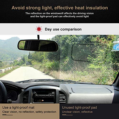 Dashboard Dash Board Cover Mat Carpet Compatible with Toyota Tacoma 2016-2023 - style: Fit for 2016-2021 Toyota Tacoma