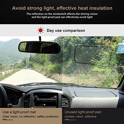Dashboard Dash Board Cover Mat Carpet Compatible with Toyota Tacoma 2005-2015 - style: Fit for 2005-2015 Toyota Tacoma