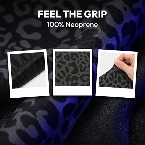 Black Leopard Print Steering Wheel Cover for Women,Universal 14-15 Inch Anti-Slip Breathable with 2 Pieces Car Coasters Cheetah Animal Print Car Wheel Cover Accessories - color: Leopard Black