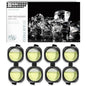 Car Air Freshener Vent Clips, 8 Pack, Provides Long-Lasting Scent, Up to 240 Days, Odor Eliminator (Ice Scent) - color: Ice