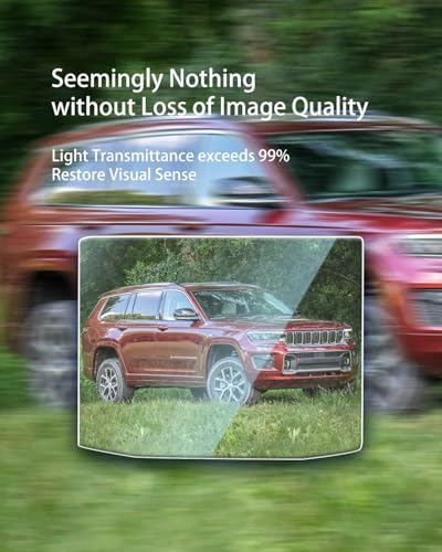 2pcs 2026 Jeep Grand Cherokee L Rear-Seat Screen Protector for 2021-2026 Grand Cherokee 10.1Inch Screen Protector 2025 Jeep Grand Cherokee L Accessories - size: Rear Seat