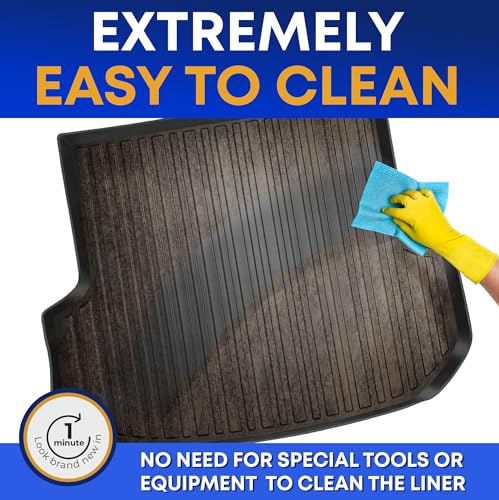 Premium Cargo Liner for KIA Sorento 5 Seat Model Trunk Layout Behind 2 Row 2016-2020 - 100% Protection - Custom Fit Car Trunk Mat - All-Season Cargo Mat - 3D Shaped Laser Measured Trunk Liners