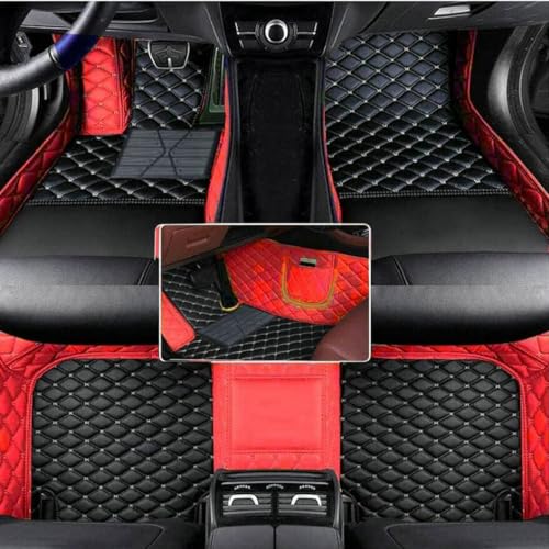 AerfineCar Mats Fit for BMW 1 2 3 4 5 6 7 8 Series X1 X2 X3 X4 X5 X6 X7 GT Waterproof car Floor mats Custom Full Coverage All Weather Protection Non-Slip Leather Floor Liners (Fashion Color 21) - color: Fashion Color 21