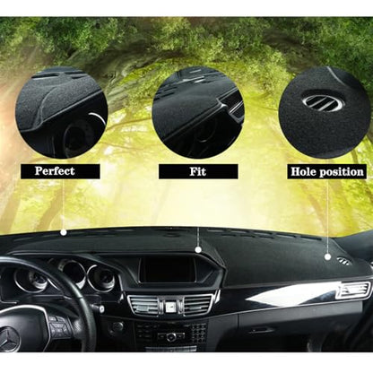 Dashboard Cover for Mazda 6 2016 to 2020,Premium Custom Fit Microsuede Dash Mat,Non-Slip Sun Shade & Heat Protector,Anti-Glare Dashboard Cover Mat
