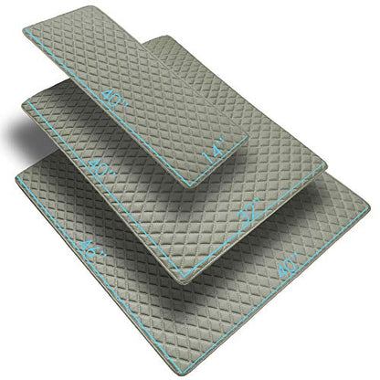 FH Group F16501GRAY-32 Deluxe Heavy Duty Faux Leather Diamond Pattern Multi-Purpose Gray Automotive Cargo Liner fits most Cars, SUVs, and Trucks, 32 inches - color: Gray, size: 40 x 32 Inches