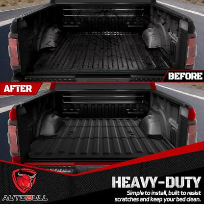 Truck Bed Mat Bed Liner (5.5ft,67.1in) Fit for Ford F-150 2015-2023| F150 Lightning 2022-2023, Not Fit Drop-in Liner - style: 4)2015-2025 |Ford F-150 Bed Mat (5.5FT, 67.1" Bed)
