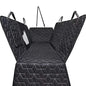 4 in 1 Dog Car Seat Cover for Back Seat, Durable 600D Dog Hammock with Mesh Window & Side Flaps, Pet Car Seat Protector for Cars, SUVs 52"