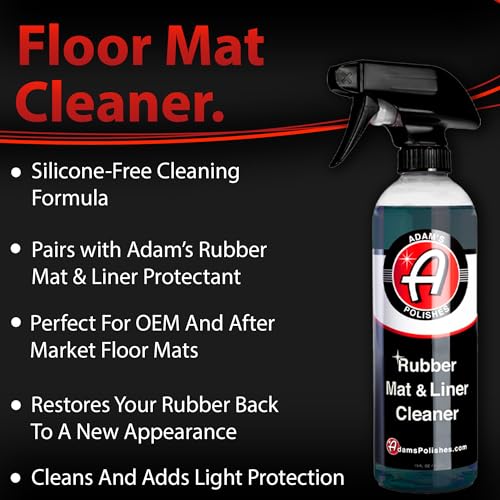Adam's Polishes Rubber Mat & Liner Protectant (Cleaner & Protectant Combo) - style: Cleaner & Protectant Combo