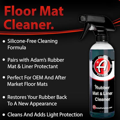 Adam's Polishes Rubber Mat & Liner Protectant (Cleaner & Protectant Combo) - style: Cleaner & Protectant Combo