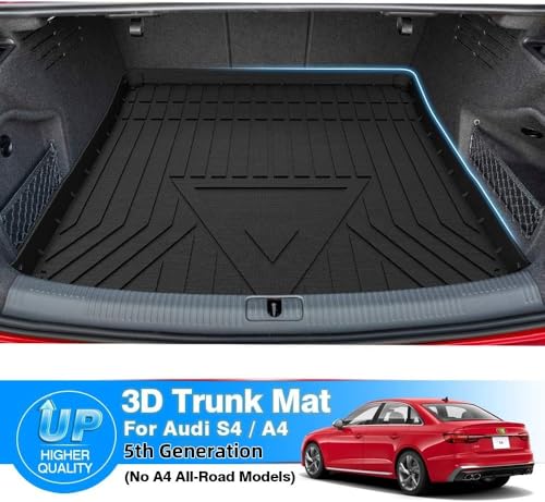 Cargo Liner Fits for Audi A4 / S4 2017 2018 2019 2020 2021 2022 2023 2024 Cargo Mat Trunk Liner Heavy Duty(Not for A4 All-Road Models) - size: 1)Audi A4 / S4【2017-2024】