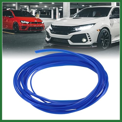 Motoforti Car Interior Trim Strip Line Gap Door Edge Seal Protector Dark Blue 5m 16.4ft Long-Lasting