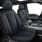 2PCS Front Seat Covers,Waterproof Car Seat Cover Blue Vehicle Cushion Cover Breathable Fit for Most Sedan, Truck and SUV (Black and Blue,2PCS) - color: Black Blue, size: 2PCS Front