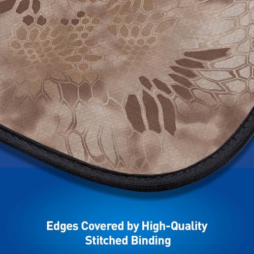 Coverking Universal Car Floor Mats Set of 2 (Front Driver and Passenger) Kryptek Nomad Camo - All-Weather Protection for Mud, Dirt, Rain, Spills, Non-Slip Backing, Fits Cars Trucks SUVs Jeeps - style: Kryptek Nomad
