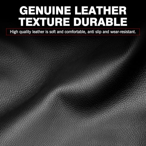 Car Gear Shift Knob Cover, Soft Leather Car Stick Shift Konb Cover, Anti-Slip Auto Konb Gear Shift Stick Protector, Universal Car Shift Protector Decorative Accessories for Most Cars (Black)