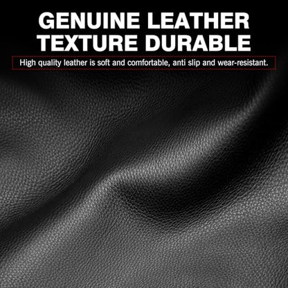 Car Gear Shift Knob Cover, Soft Leather Car Stick Shift Konb Cover, Anti-Slip Auto Konb Gear Shift Stick Protector, Universal Car Shift Protector Decorative Accessories for Most Cars (Black)